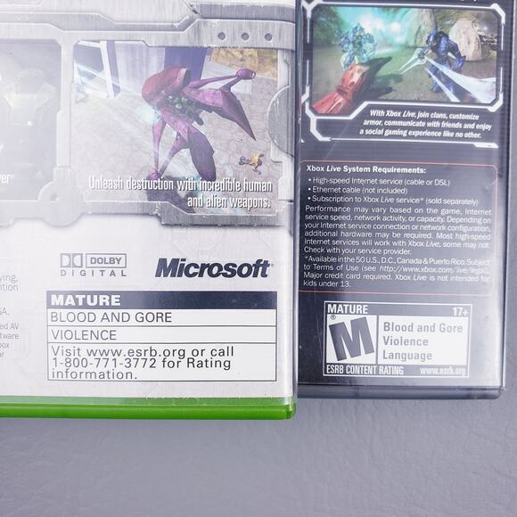Lot of 2 Halo Original Xbox Games Combat Evolved and Halo 2 - Picture 9 of 9